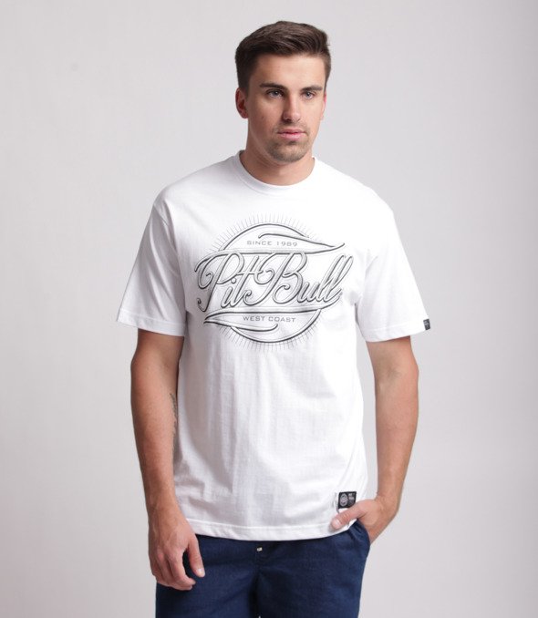 Pit Bull West Coast IR T-Shirt Biały
