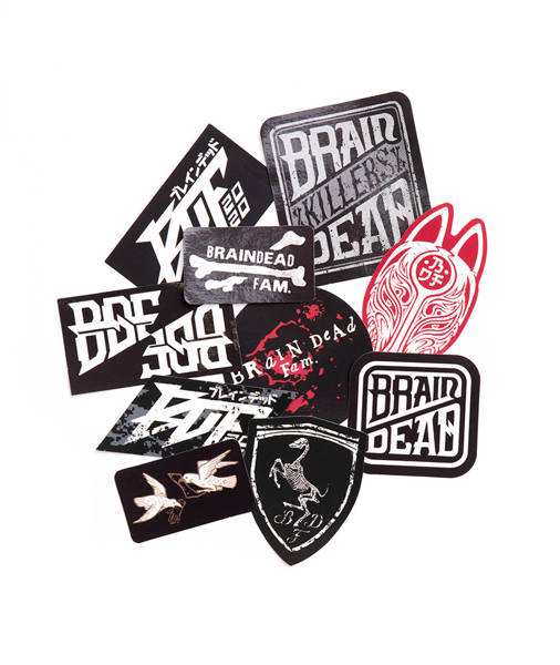Brain Dead Familia BDF Sticker Pack Wlepy