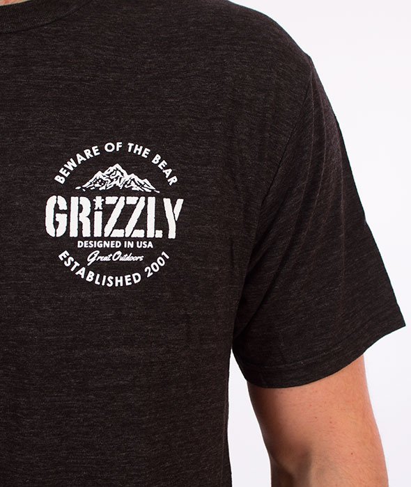 Grizzly-All Terrain T-Shirt Black Triblend