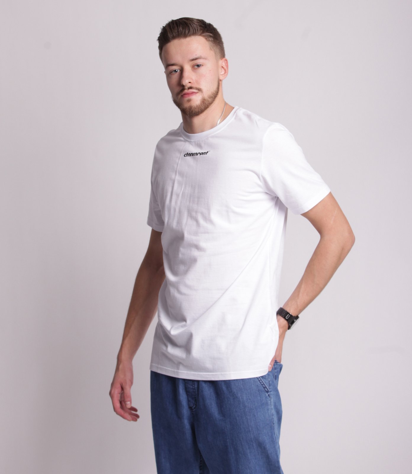 Stoprocent TMR SIMPLECUT T-Shirt Biały
