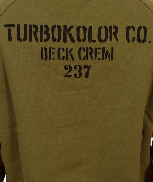 Turbokolor-Anchor Crewneck Khaki
