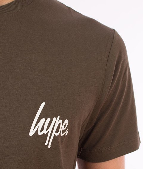 Hype-Disheleved T-Shirt Khaki